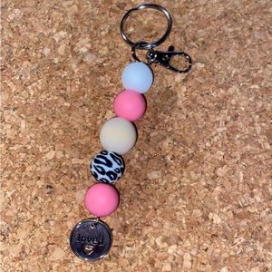Custom Made “Loved” Keychain